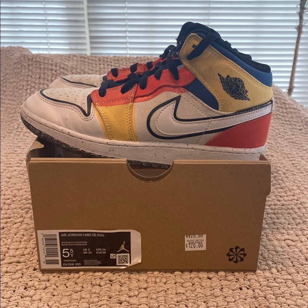 Air Jordan Mid SE Multicolor Sneakers